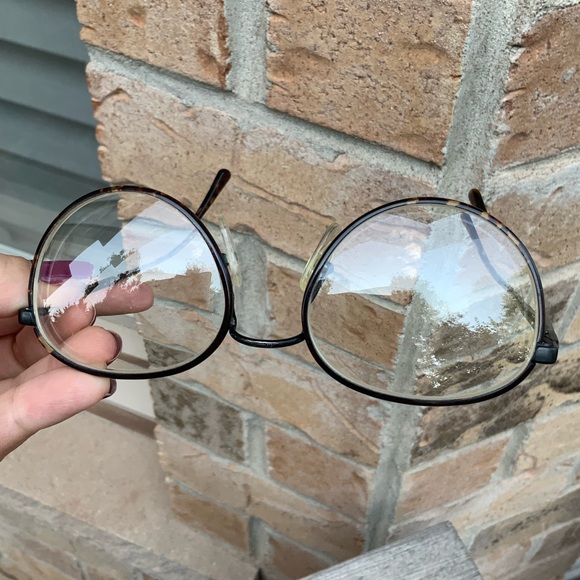 Vintage 90’S GUCCI GG1312 Eyeglasses Glasses Unisex Round Havana Brown Frame - Picture 10 of 16